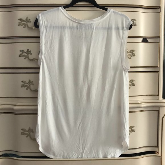 2 for $20 ❤️ LOFT White Tank - Picture 3 of 3